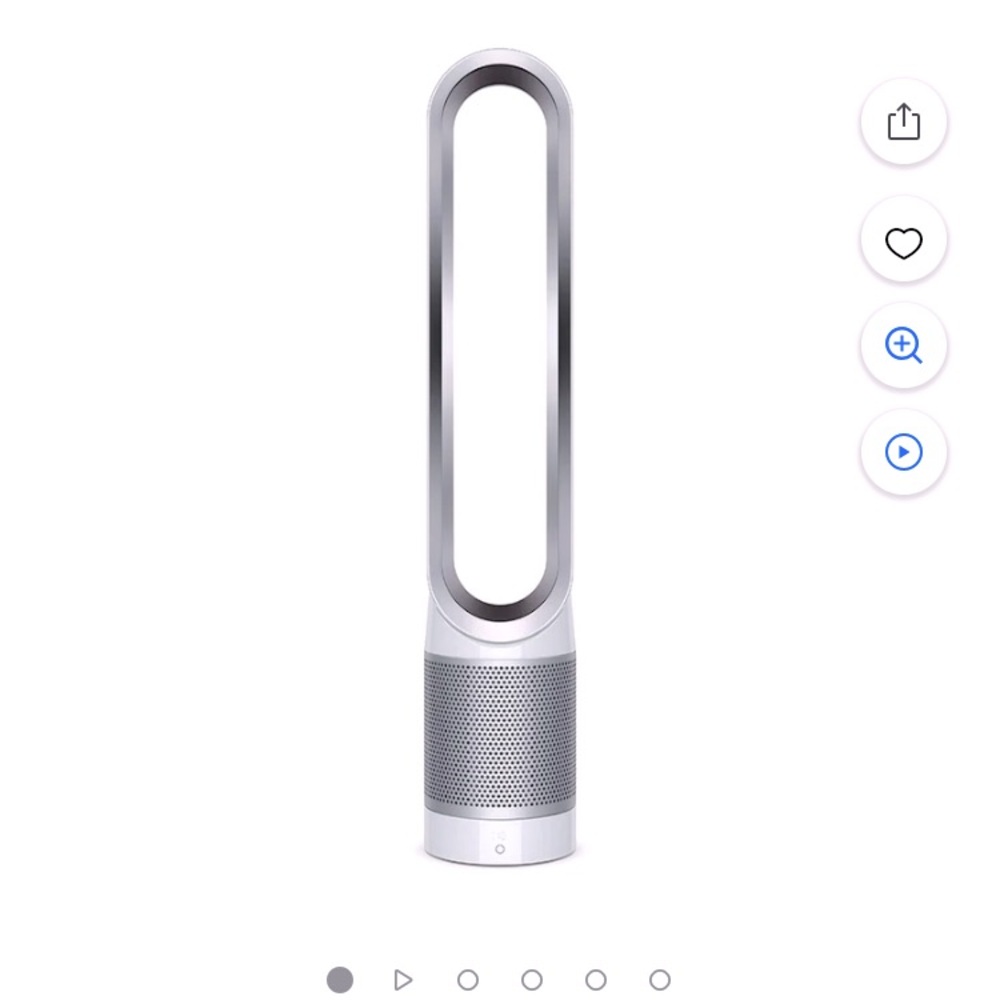 Dyson Smart cool air purifier tower. White/Silver I originally paid almost $600